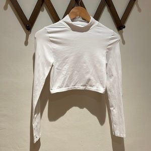 White Crop Top Free People